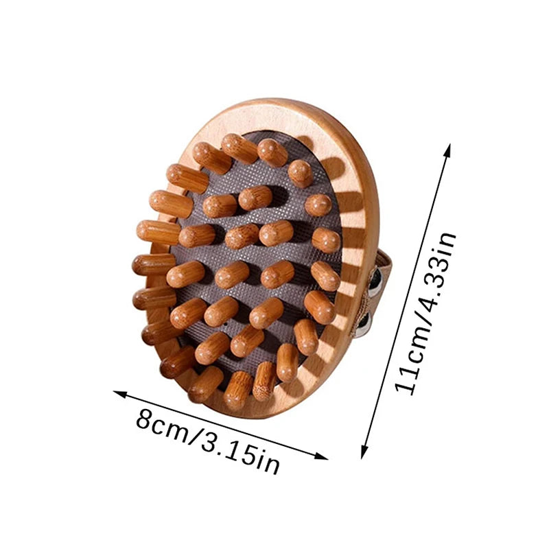 Wooden Body Massage Brush