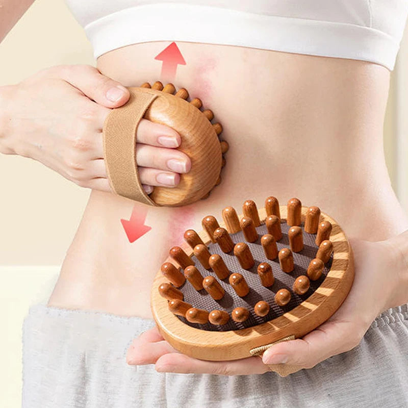 Wooden Body Massage Brush