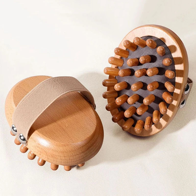 Wooden Body Massage Brush