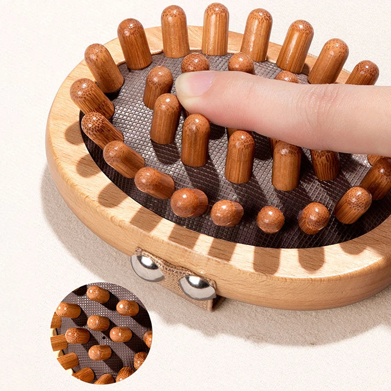Wooden Body Massage Brush